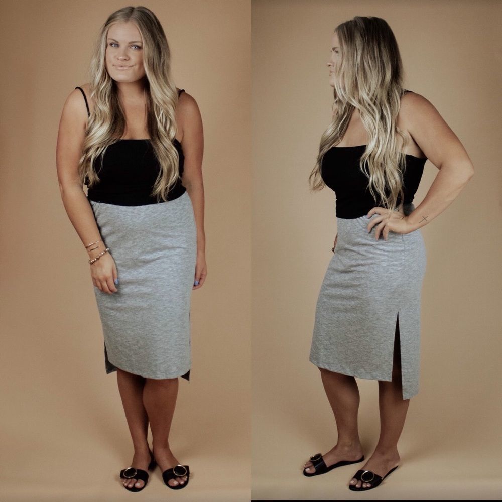 High waist midi skirt NWT